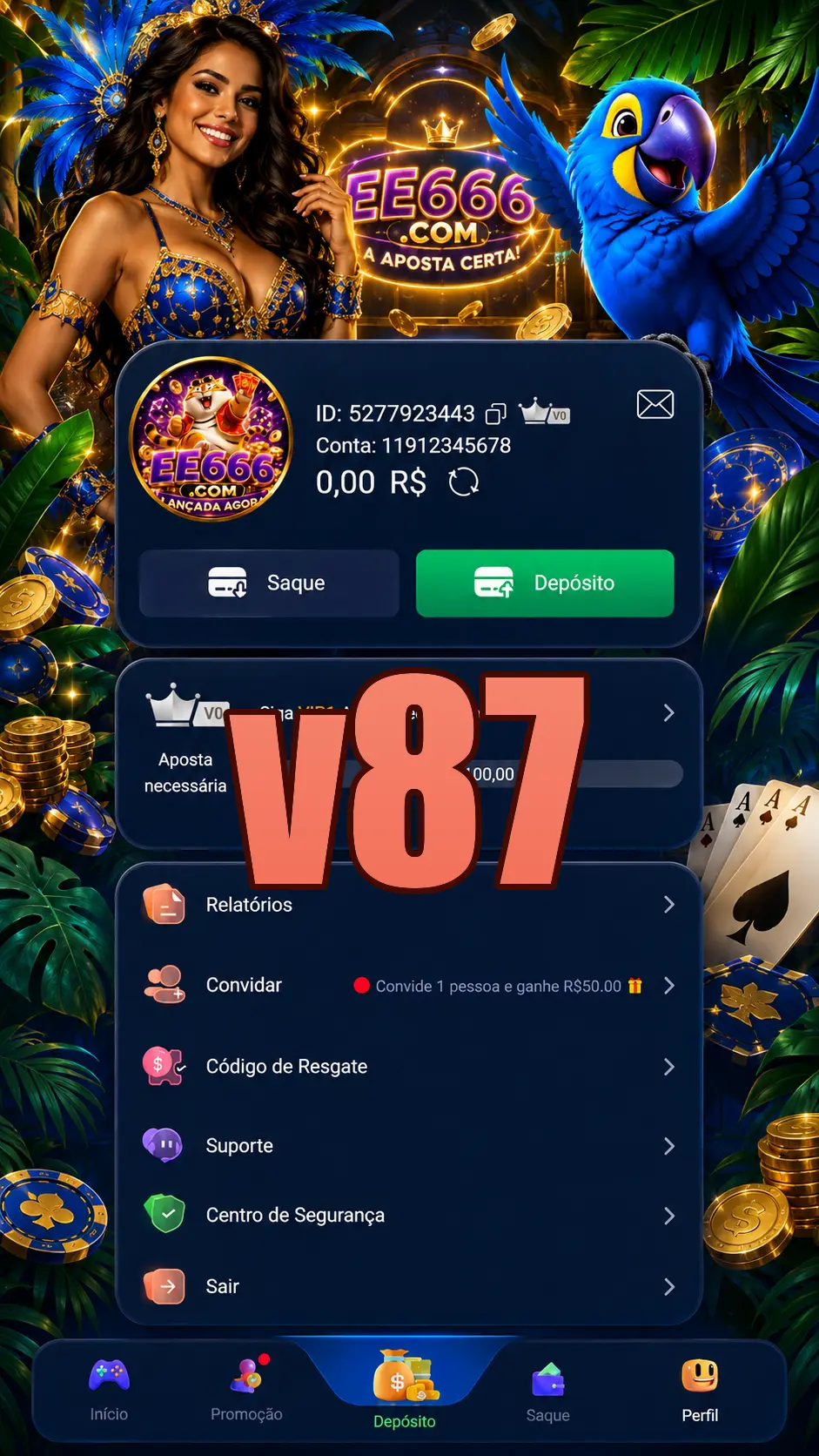 v87 Masuk